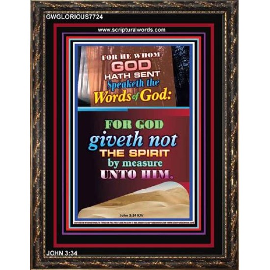 WORDS OF GOD   Bible Verse Picture Frame Gift   (GWGLORIOUS7724)   