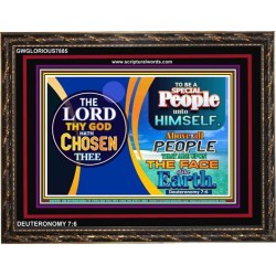 BE A SPECIAL PEOPLE   Scriptural Portrait Acrylic Glass Frame   (GWGLORIOUS7885)   