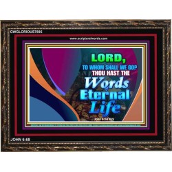 WORDS OF ETERNAL LIFE   Christian Artwork Acrylic Glass Frame   (GWGLORIOUS7895)   