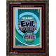 TURN AWAY FROM EVIL   Encouraging Bible Verses Framed   (GWGLORIOUS8082)   