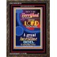 A GREAT AND AWSOME GOD   Framed Religious Wall Art    (GWGLORIOUS8149)   