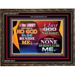 A JUST GOD   Framed Bible Verse Online   (GWGLORIOUS8170)   "45x33"