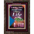 THE WAY TO LIFE   Scripture Art Acrylic Glass Frame   (GWGLORIOUS8200)   "33x45"