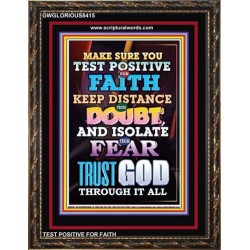 TRUST GOD AT ALL TIMES   Biblical Paintings Acrylic Glass Frame   (GWGLORIOUS8415)   "33x45"