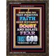 TRUST GOD AT ALL TIMES   Biblical Paintings Acrylic Glass Frame   (GWGLORIOUS8415)   