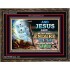 YE SHALL BE SAVED   Unique Bible Verse Framed   (GWGLORIOUS8421)   "45x33"