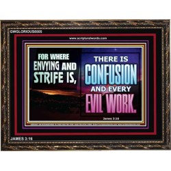 ABSTAIN FROM ENVY AND STRIFE   Scriptural Wall Art   (GWGLORIOUS8505)   