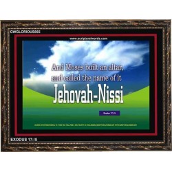 AND MOSES BUILT AN ALTAR   Framed Children Room Wall Decoration   (GWGLORIOUS855)   