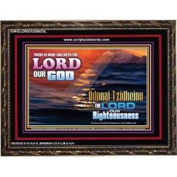 ADONAI TZIDKEINU - LORD OUR RIGHTEOUSNESS   Christian Quote Frame   (GWGLORIOUS8653L)   