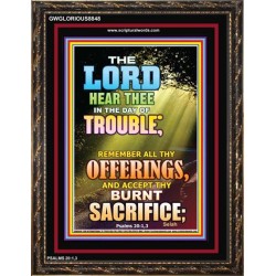 ALL THY OFFERINGS   Framed Bible Verses   (GWGLORIOUS8848)   