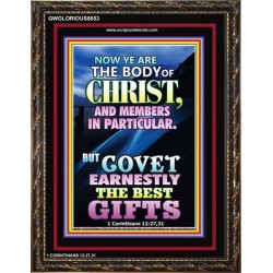 YE ARE THE BODY OF CHRIST   Bible Verses Framed Art   (GWGLORIOUS8853)   