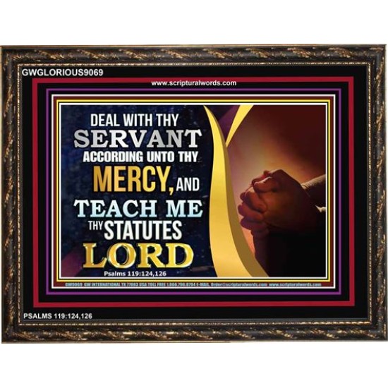 ACCORDING TO THY MERCY   New Wall Dcor   (GWGLORIOUS9069)   