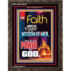 YOUR FAITH   Frame Bible Verse Online   (GWGLORIOUS9126)   