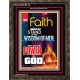 YOUR FAITH   Frame Bible Verse Online   (GWGLORIOUS9126)   