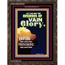 VAIN GLORY   Bible Verses Wall Art Acrylic Glass Frame   (GWGLORIOUS9196)   "33x45"