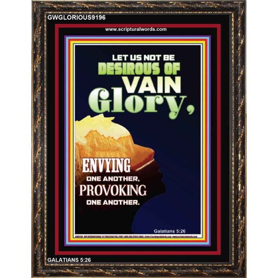 VAIN GLORY   Bible Verses Wall Art Acrylic Glass Frame   (GWGLORIOUS9196)   