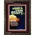 VAIN GLORY   Bible Verses Wall Art Acrylic Glass Frame   (GWGLORIOUS9196)   "33x45"