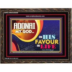 ADONAI MY GOD   Bible Verse Framed for Home Online   (GWGLORIOUS9288)   