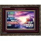 WHO IS A STRONG LORD LIKE THEE   Custom Christian Artwork Frame   (GWGLORIOUS9340)   