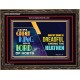 A GREAT KING IS OUR GOD THE LORD OF HOSTS   Custom Frame Bible Verse   (GWGLORIOUS9348)   