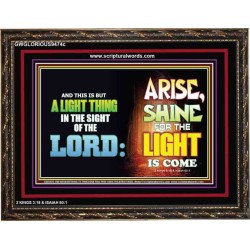 A LIGHT THING   Christian Paintings Frame   (GWGLORIOUS9474c)   "45x33"