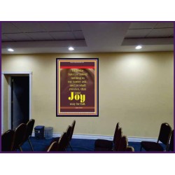 YOUR JOY SHALL BE FULL   Wall Art Poster   (GWJOY236)   