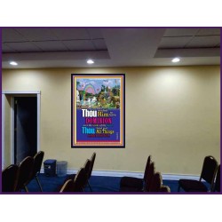 ALL THINGS UNDER HIS FEET   Scriptures Wall Art   (GWJOY3211)   
