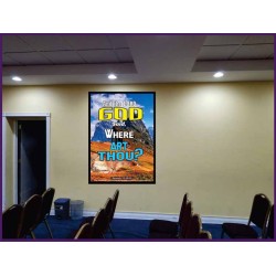 WHERE ARE THOU   Custom Framed Bible Verses   (GWJOY6402)   "37x49"