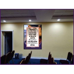 YOU SHALL NOT LABOUR IN VAIN   Bible Verse Frame Art Prints   (GWJOY730)   "37x49"