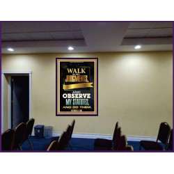 WALK IN MY JUDGEMENTS   Printable Bible Verse to Framed   (GWJOY8479)   "37x49"