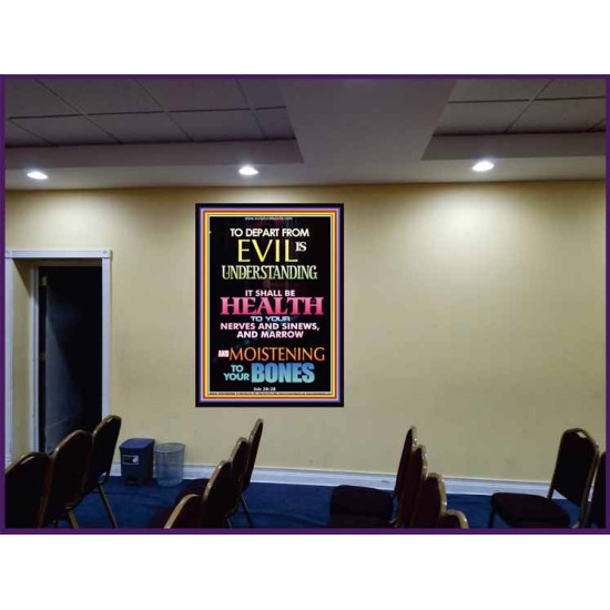 WISDOM IS HEALTH   Inspirational Wall Art Frame   (GWJOY8833)   