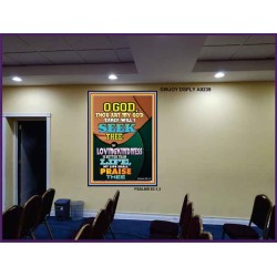 YOUR LOVING KINDNESS IS BETTER THAN LIFE   Biblical Paintings Acrylic Glass Frame   (GWJOY9239)   "37x49"