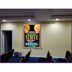ALL THEY THAT STRIVE WITH YOU   Contemporary Christian Poster   (GWJOY9252)   