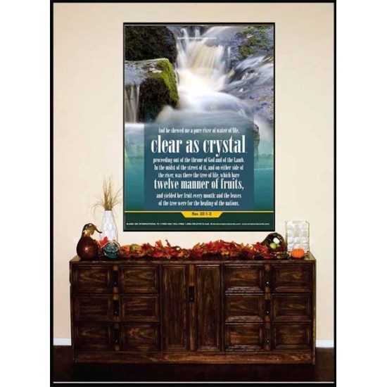 WATER OF LIFE   Christian Quotes Framed   (GWJOY082)   