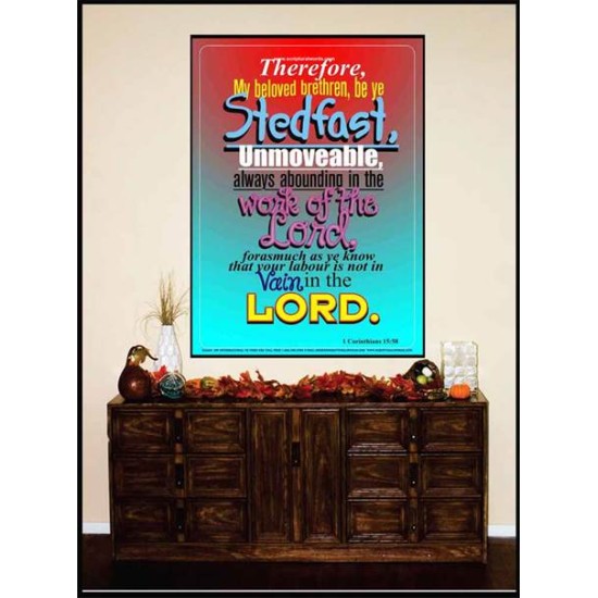 ABOUNDING IN THE WORK OF THE LORD   Inspiration Frame   (GWJOY3147)   