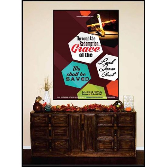 WE SHALL BE SAVED   Inspiration Wall Art Frame   (GWJOY4944)   