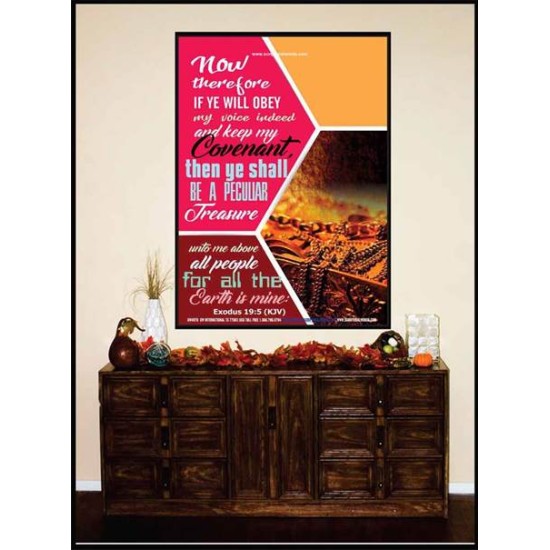 BE A PECULIAR TREASURE   Large Frame Scripture Wall Art   (GWJOY4978)   