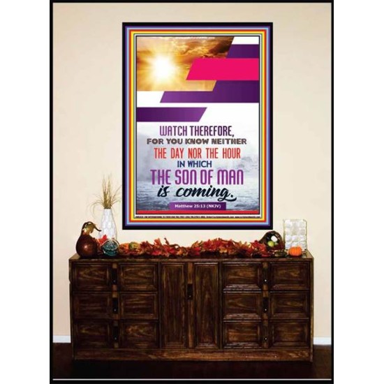 WATCH THEREFORE   Christian Framed Wall Art   (GWJOY5434)   