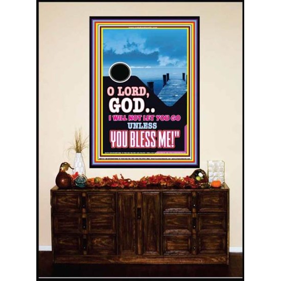 UNLESS YOU BLESS ME   Bible Verses Wall Art   (GWJOY7312)   