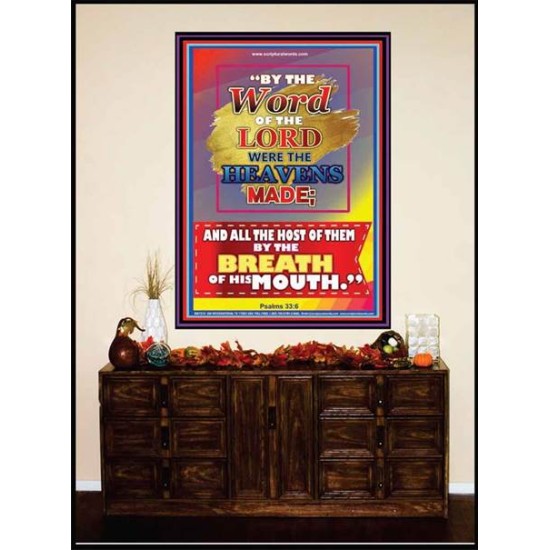 WORD OF THE LORD   Framed Hallway Wall Decoration   (GWJOY7384)   