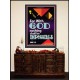 WITH GOD NOTHING SHALL BE IMPOSSIBLE   Frame Bible Verse   (GWJOY7564)   