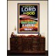 ADONAI JEHOVAH SHAMMAH GOD IS HERE   Framed Hallway Wall Decoration   (GWJOY8654)   
