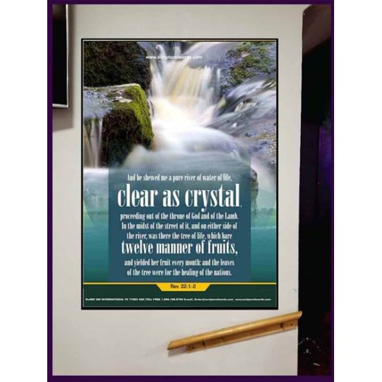 WATER OF LIFE   Christian Quotes Framed   (GWJOY082)   