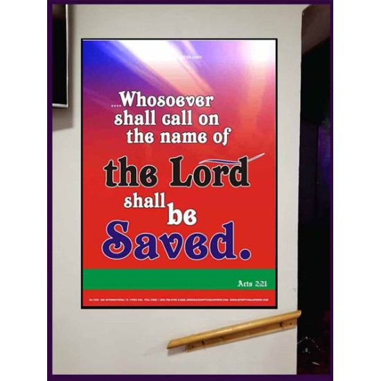 WHOSOEVER SHALL CALL   Inspiration Wall Art Frame   (GWJOY1632)   