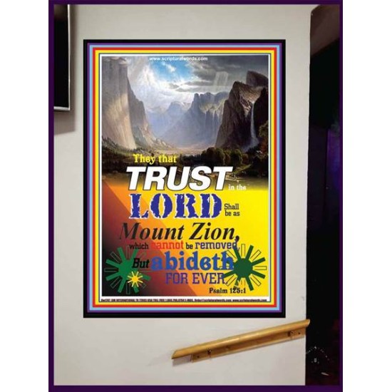 BE AS MOUNT ZION   Modern Christian Wall Dcor   (GWJOY1747)   