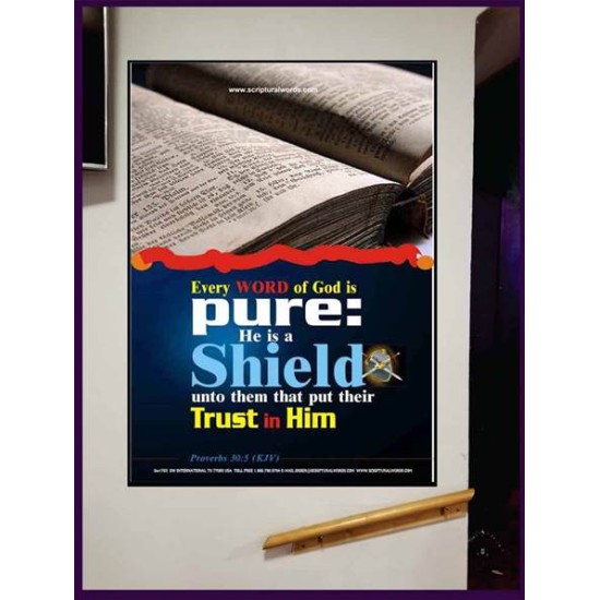 TRUST IN HIM   Scripture Art Frame   (GWJOY1763)   