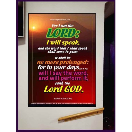 WILL PERFORM IT   Scripture Wall Art   (GWJOY1946)   