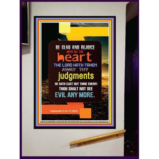 WITH ALL THE HEART   Scripture Art Prints   (GWJOY4715)   