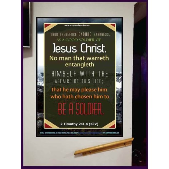 A GOOD SOLDIER OF JESUS CHRIST   Inspiration Frame   (GWJOY4751)   