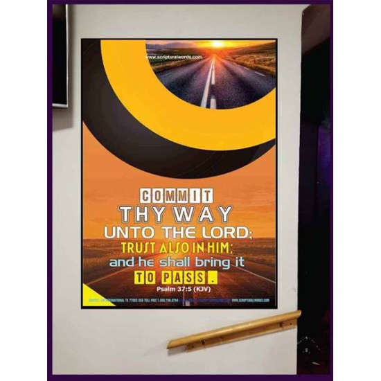 TRUST ALSO IN HIM   Inspirational Bible Verses Framed   (GWJOY4781)   